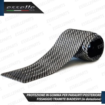 Protezione Carbon Look Soglia Posteriore Bagagliaio in Gomma Protezione Carbon Look Soglia Posteriore Bagagliaio in Gomma