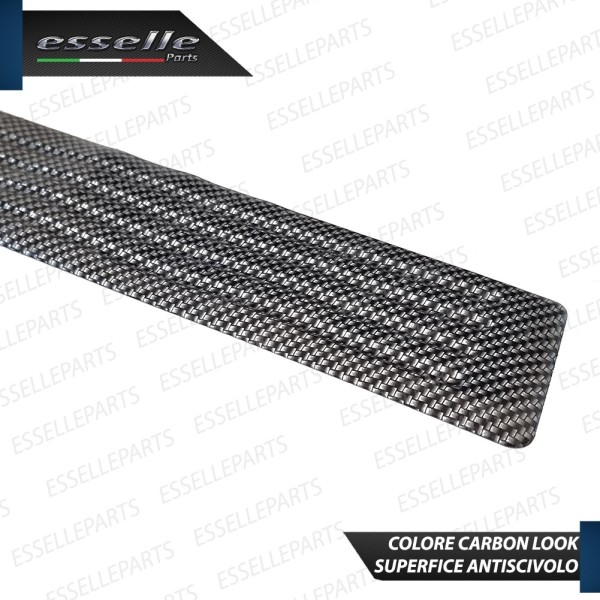 Protezione Carbon Look Soglia Posteriore Bagagliaio in Gomma