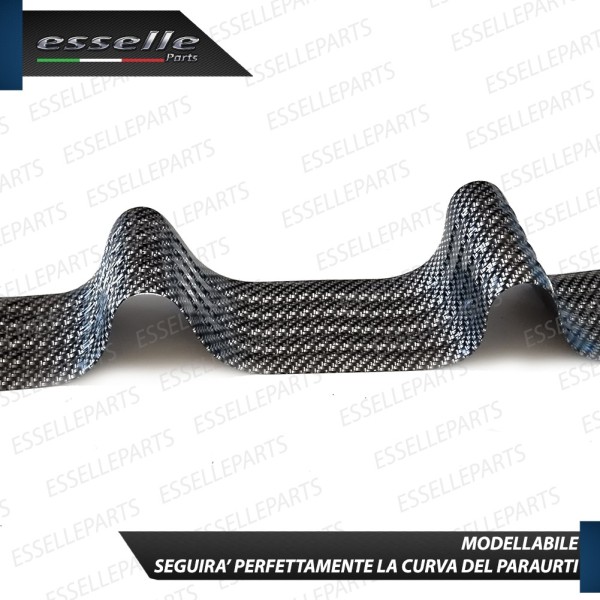 Protezione Carbon Look Soglia Posteriore Bagagliaio in Gomma
