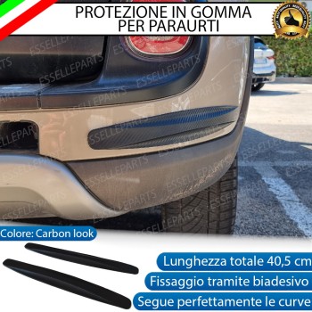 Protezione Carbon Look Per Paraurti in Gomma Resistente Anti-Collisione e antigraffio Protezione Carbon Look Per Paraurti in Gomma Resistente Anti-Collisione e antigraffio