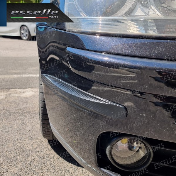 Protezione Carbon Look Per Paraurti in Gomma Resistente Anti-Collisione e antigraffio