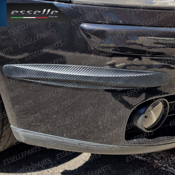 Protezione Carbon Look Per Paraurti in Gomma Resistente Anti-Collisione e antigraffio