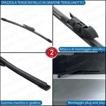 Kit Spazzola Tergilunotto Posteriore per BMW SERIE 1 E87 E81