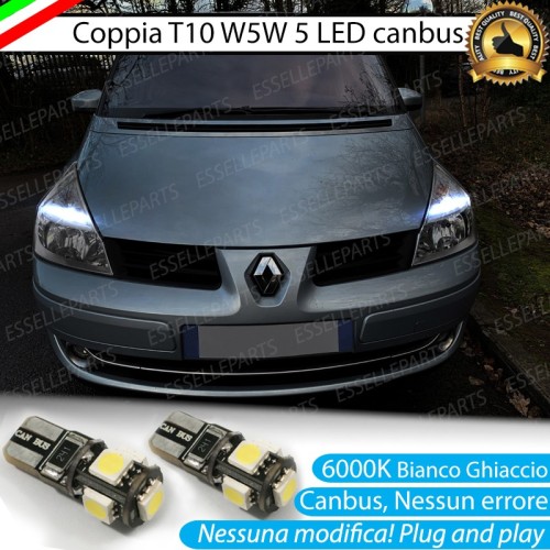 Luci Di Posizione 5 LED per Renault Kangoo 1 Canbus 6000K