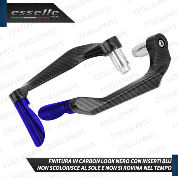PARALEVE PROTEZIONE PER FRENO E FRIZIONE CARBON LOOK con inserti BLU Triumph