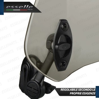 Deflettore - Fumè - Aggiuntivo Cupolino Regolabile in ABS per Lambretta