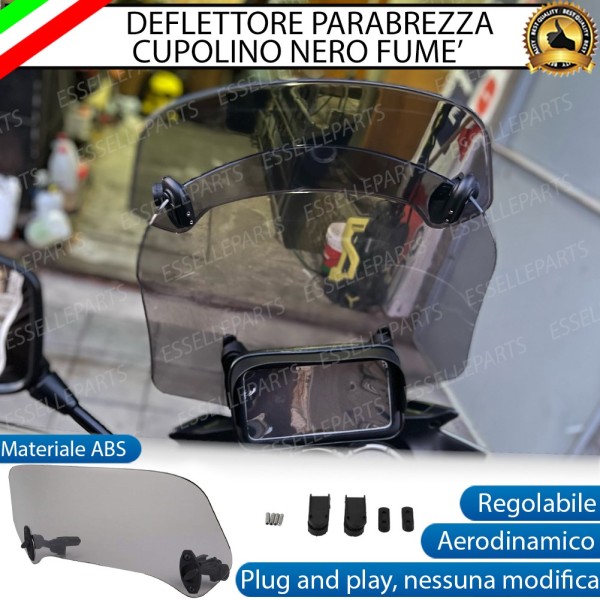 Deflettore - Fumè - Aggiuntivo Cupolino Regolabile in ABS per Suzuki moto