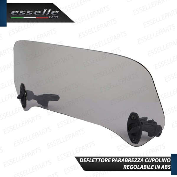 Deflettore - Fumè - Aggiuntivo Cupolino Regolabile in ABS per Triumph