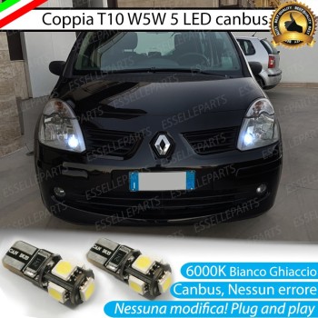 Luci Di Posizione 5 LED per Renault Scenic 1 Canbus 6000K