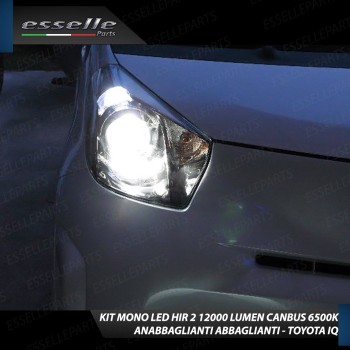 Kit Full Led monoled HIR/HIR2 6500k canbus lampade per TOYOTA IQ