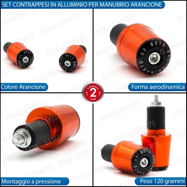 Bilancieri Stabilizzatori ARANCIONE LUCIDO in metallo specifici per Buell