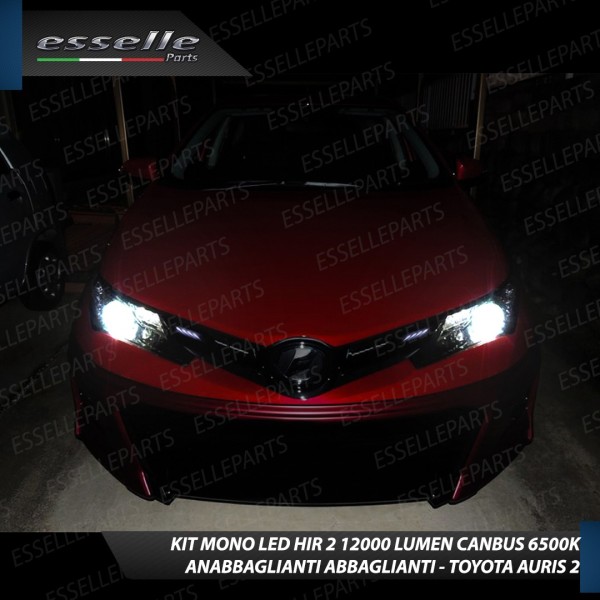 Kit Full Led monoled HIR/HIR2 6500k canbus lampade per TOYOTA AURIS II