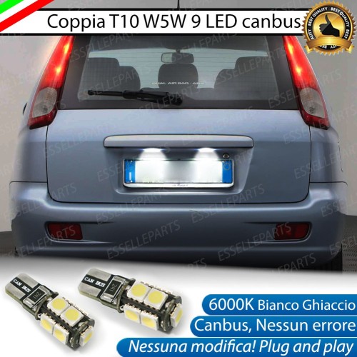 Luci Targa 9 LED Canbus 6000K per DAEWOO TACUMA