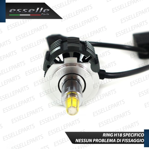 Lampada SINGOLA LED 360° H18 4800 lumen Canbus 6000K Bianco Ghiaccio