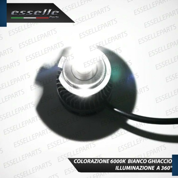Lampada SINGOLA LED 360° H18 4800 lumen Canbus 6000K Bianco Ghiaccio