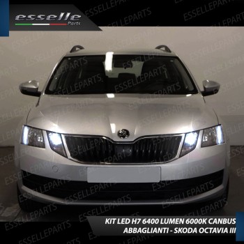 Conversione Fari Full LED 6000K bianco Skoda Octavia 3 5E Restyling
