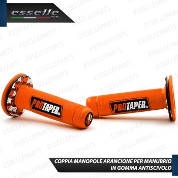 Manopole Antiscivolo - ARANCIONE - specifiche per Kawasaki