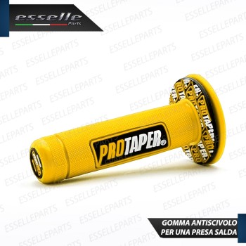 Manopole Antiscivolo - GIALLO - specifiche per moto, motorini, scooter, quad Ktm