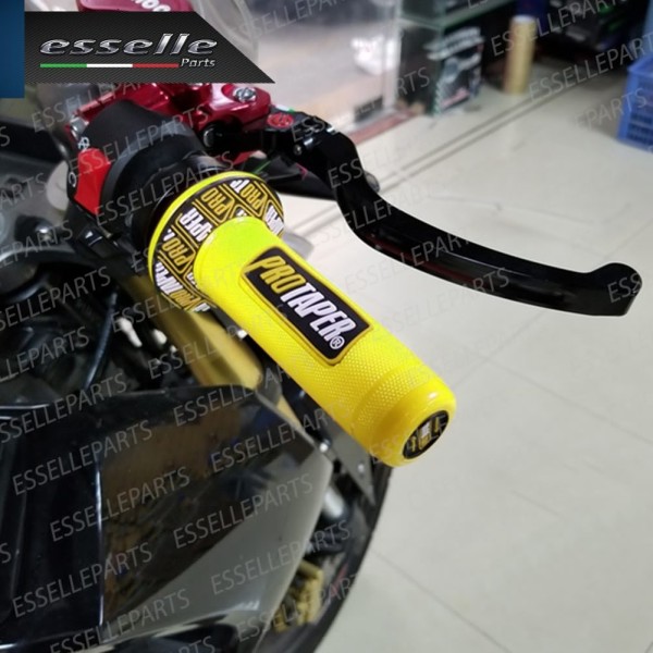 Manopole Antiscivolo - GIALLO - specifiche per moto, motorini, scooter, quad Sym