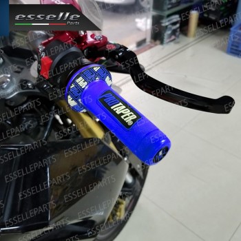 Manopole Antiscivolo - BLU - specifiche per moto, motorini, scooter, quad Husqvarna