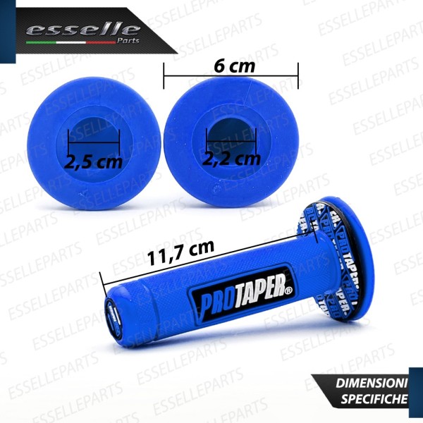 Manopole Antiscivolo - BLU - specifiche per moto, motorini, scooter, quad Moto Guzzi