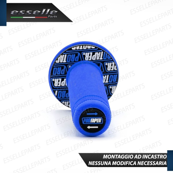 Manopole Antiscivolo - BLU - specifiche per moto, motorini, scooter, quad Suzuki moto