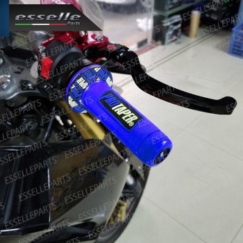 Manopole Antiscivolo - BLU - specifiche per moto, motorini, scooter, quad Suzuki moto