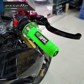 Manopole Antiscivolo - VERDE - specifiche per moto, motorini, scooter, quad Aprilia