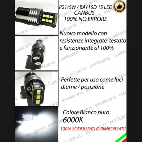 Conversione Fari Full LED 6000K bianco Citroen C4 MK2