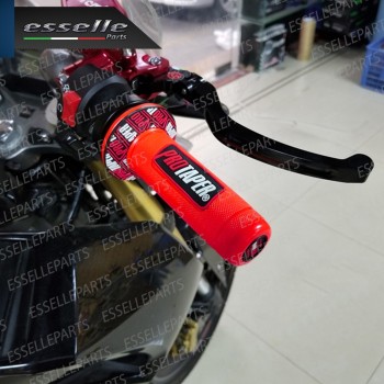 Manopole Antiscivolo - ROSSO - specifiche per Honda moto Manopole Antiscivolo - ROSSO - specifiche per Honda moto