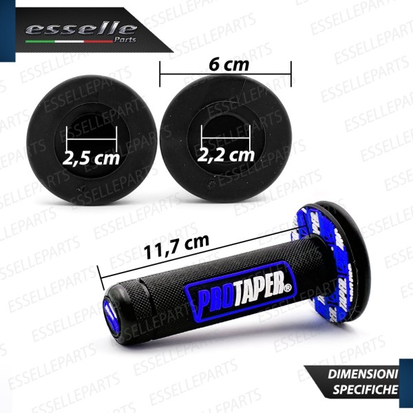 Manopole Antiscivolo - NERO BLU - specifiche per Benelli