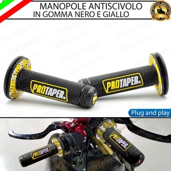 Manopole Antiscivolo - NERO GIALLO - specifiche per Honda moto Manopole Antiscivolo - NERO GIALLO - specifiche per Honda moto