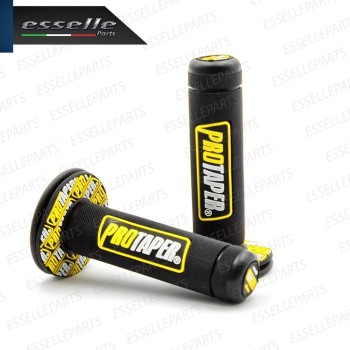 Manopole Antiscivolo - NERO GIALLO - specifiche per Vespa