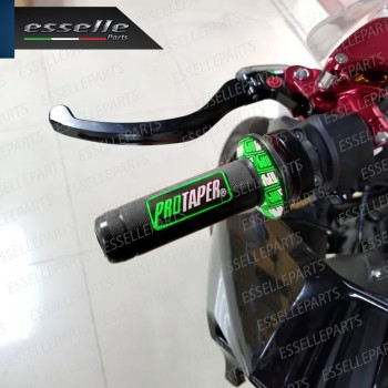 Manopole Antiscivolo - NERO VERDE - specifiche per Cagiva