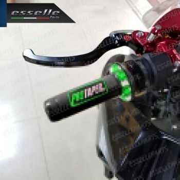 Manopole Antiscivolo - NERO VERDE - specifiche per Kymco