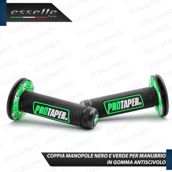 Manopole Antiscivolo - NERO VERDE - specifiche per Triumph Manopole Antiscivolo - NERO VERDE - specifiche per Triumph