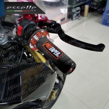 Manopole Antiscivolo - NERO ARANCIONE - specifiche per Cagiva