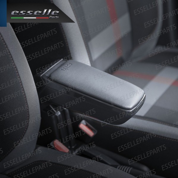 Bracciolo Portaoggetti in Eco Pelle Regolabile Specifico per RENAULT CLIO 4