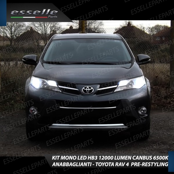 Kit Full Led monoled 6500k canbus lampade HB3 TOYOTA RAV4 4