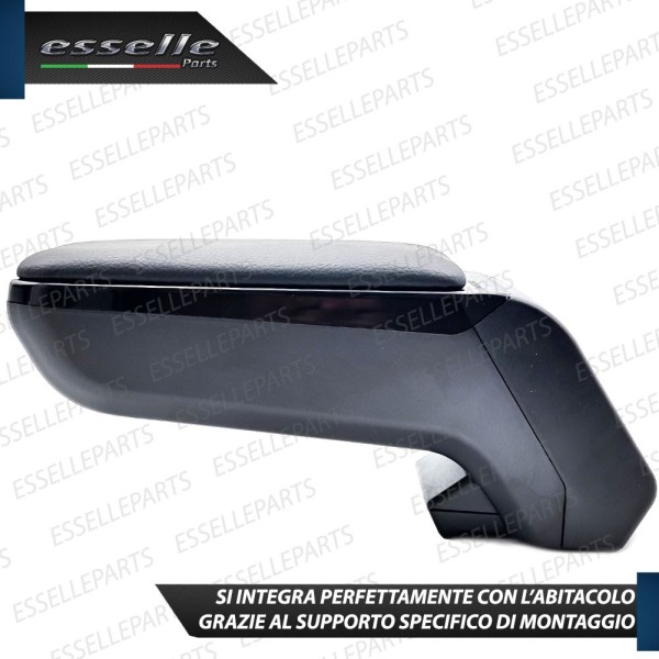Bracciolo Portaoggetti in Eco Pelle Regolabile Specifico per ABARTH GRANDE PUNTO