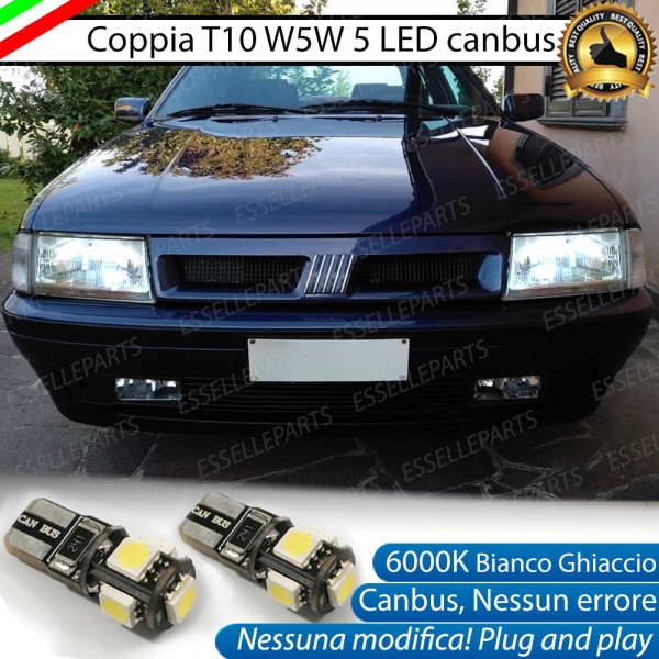 Luci posizione T10 W5W 5 LED Canbus FIAT CROMA MK1