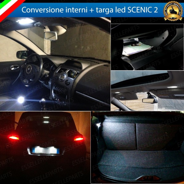 Led interni completo + Targa RENAULT SCENIC II