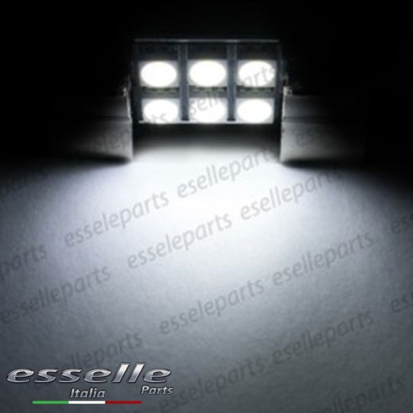 Luci Targa a LED per Renault Megane 2 6000K Canbus No error
