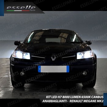Kit Full LED H7 8000 LUMEN Anabbaglianti RENAULT MEGANE II