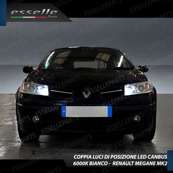 Lampade a Led 6000K Canbus Renault Megane MK2 No Error