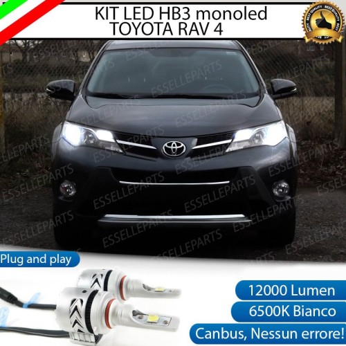 Kit Full Led monoled 6500k canbus lampade HB3 TOYOTA RAV4 4