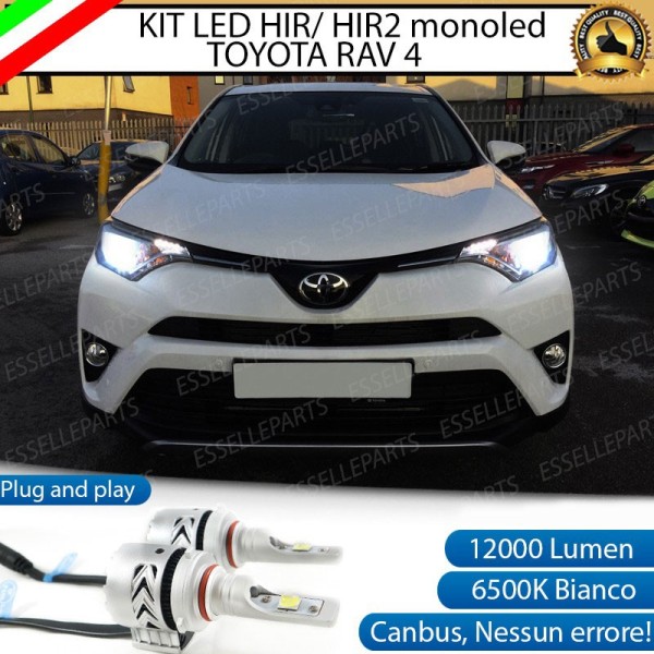 Kit Full LED HIR/HIR2 coppia lampade monoled TOYOTA RAV4 IV RESTYLING