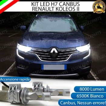 Kit Full LED H7 8000 LUMEN Abbaglianti RENAULT KOLEOS II