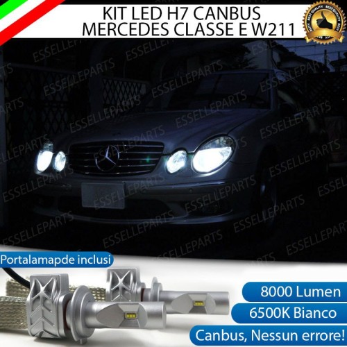 Kit Full LED H7 8000 LUMEN Anabbaglianti MERCEDES CLASSE E W211