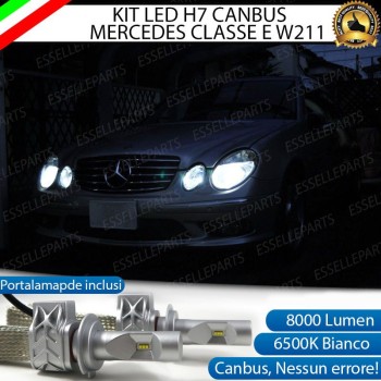 Kit Full LED H7 8000 LUMEN Anabbaglianti MERCEDES CLASSE E W211 Kit Full LED H7 8000 LUMEN Anabbaglianti MERCEDES CLASSE E W211
